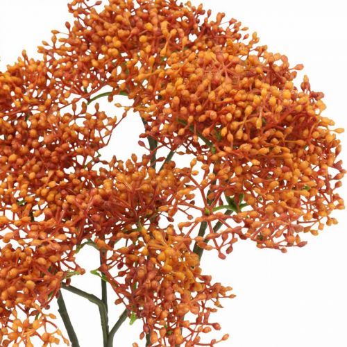 Artikel Elderberry Orange Artificial Blossom Gren 52cm 4st
