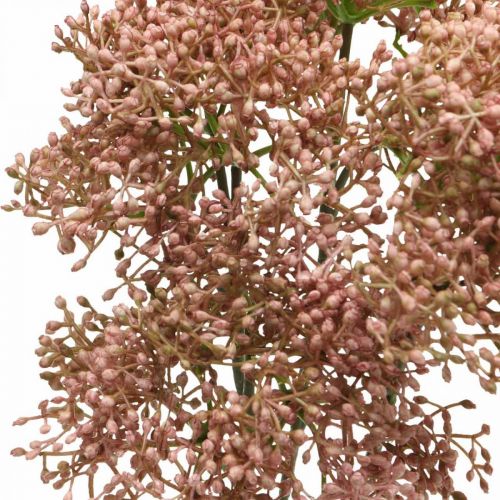 Artikel Fläder konstgjord rosa blomgren 52cm 4st