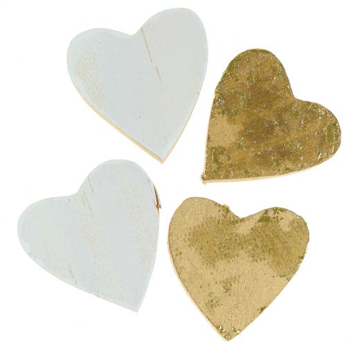 Floristik24 Trähjärta i påse 2cm - 4cm 24 st