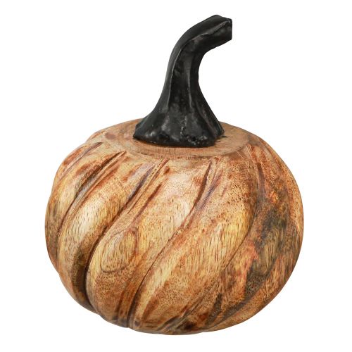 Floristik24 Träpumpa med handtag av metall natursvart Ø9,5cm H11cm