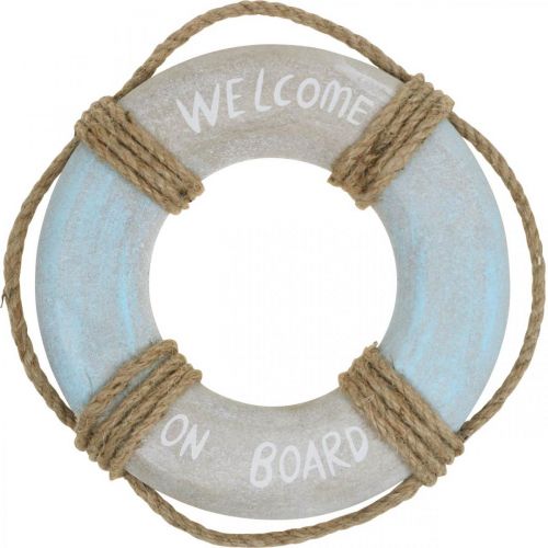 Floristik24 Maritime Deco Lifebooy Deco Nautical Wood Deco Ø30cm