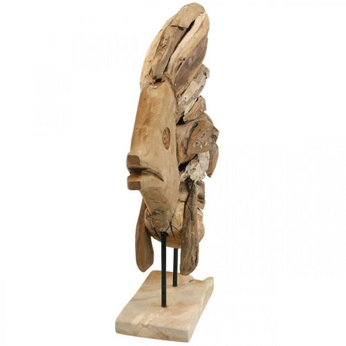 Floristik24 Träfisk deco stor, deco fisk stående H50cm