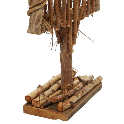 Artikel Trä julgran dekoration trä dekoration grenar vinstockar 27,5x10x60cm