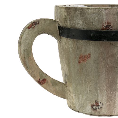 Floristik24 Träkopp för plantering Ø14cm H14,5cm