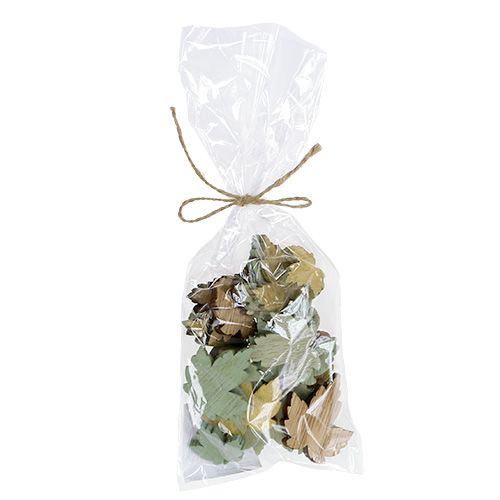 Floristik24 Träblad lönnlöv pastellmix 3cm - 4,5cm 24 st