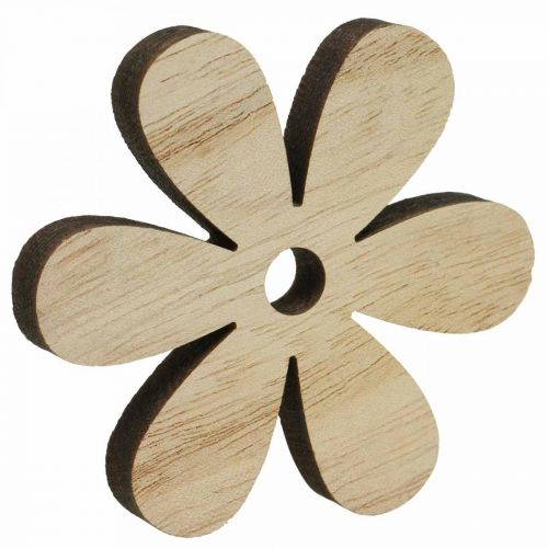 Artikel Träblommor spridda dekoration blommor trä Ø2,5–6,5cm 29 st