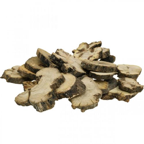 Floristik24 Träskivor deco rot trä strö dekoration trä 3-8cm 500g