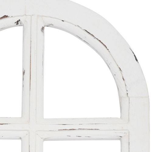Floristik24 Trädekor shabby chic dekorativ fönsterram trä vit 29,5×48cm