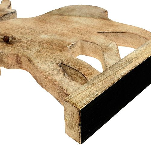 Floristik24 Trädekoration älg H 34,5 cm B 29 cm naturlig