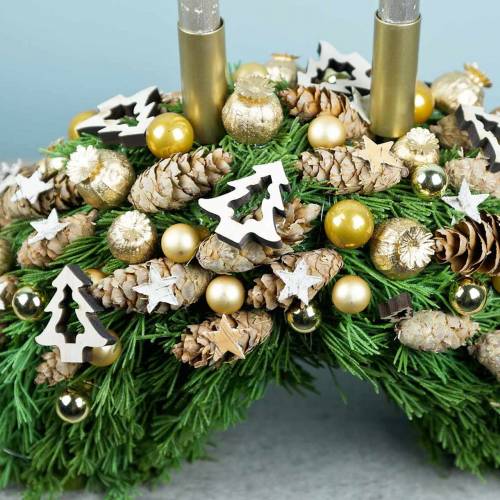 Floristik24 Trädekoration Julgran natur 2cm - 8cm 32 st