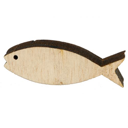 Floristik24 Strödekoration träfisk 5cm 16 st