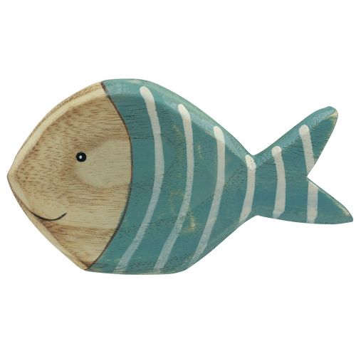 Artikel Fiskbordsdekor i trä fiskställ trä 15×8cm 2 st