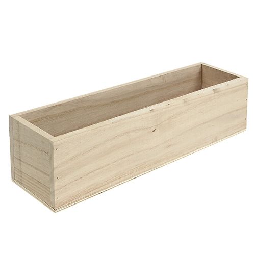 Floristik24 Trälåda naturlig 32cm x 9cm H8,5cm