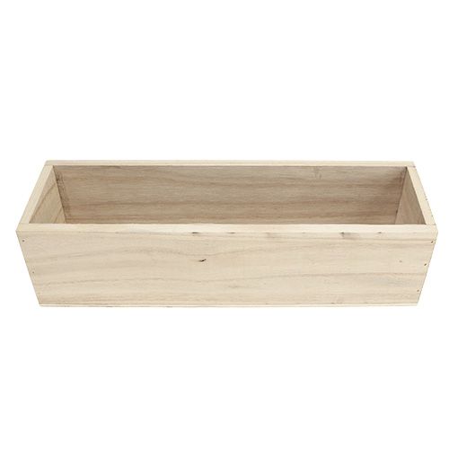 Floristik24 Trälåda naturlig 32cm x 9cm H8,5cm