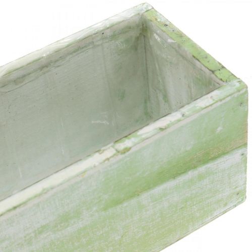 Floristik24 Planter, vårdekoration, trälåda, örtlåda L32cm