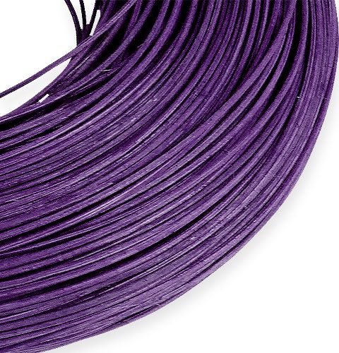 Floristik24 Flätad käpp lila 1,3mm 200g