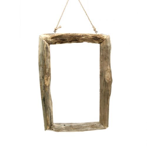 Floristik24 Träram naturlig för att hänga 59 cm x 42 cm