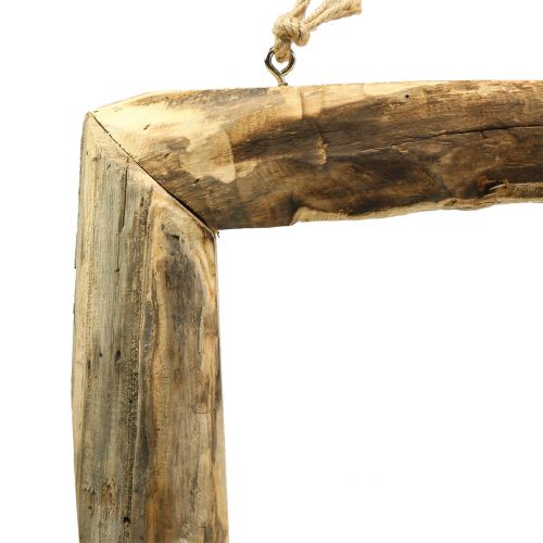 Floristik24 Träram naturlig för att hänga 59 cm x 42 cm