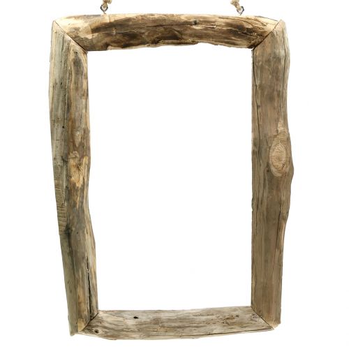 Floristik24 Träram naturlig för att hänga 59 cm x 42 cm