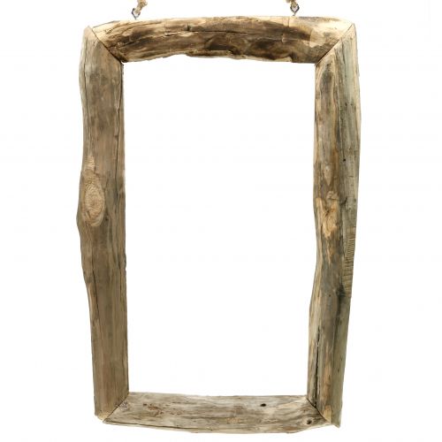 Floristik24 Träram naturlig för att hänga 80 cm x 48 cm