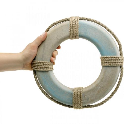 Floristik24 Maritime Deco Lifebooy Deco Nautical Wood Deco Ø30cm