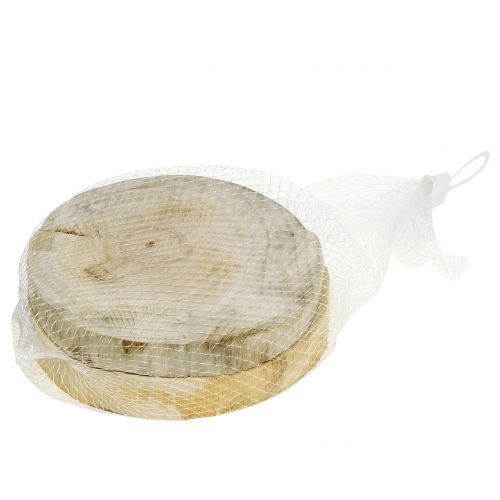 Floristik24 Träskivor naturliga Ø15cm 2st