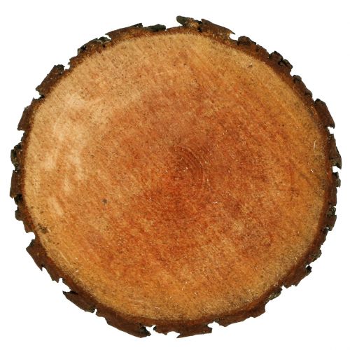 Floristik24 Träskiva tillverkad av naturligt al Ø20cm - 24cm