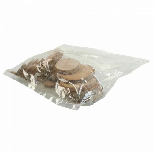 Floristik24 Träskivor 3,5cm - 9cm natur 300g