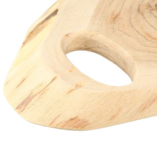 Artikel Träbricka av akaciaträ med trädkant L36–45cm B15–21cm