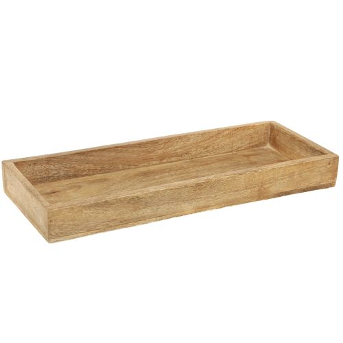 Floristik24 Träbricka rektangulär dekorativ bricka trä 39×15,5×4cm 2st