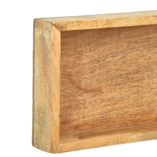 Artikel Träbricka dekorativ bricka trä naturligt mangoträ 50x14x4cm