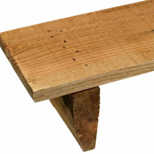 Floristik24 Träbricka med fötter natur 58cm H10cm