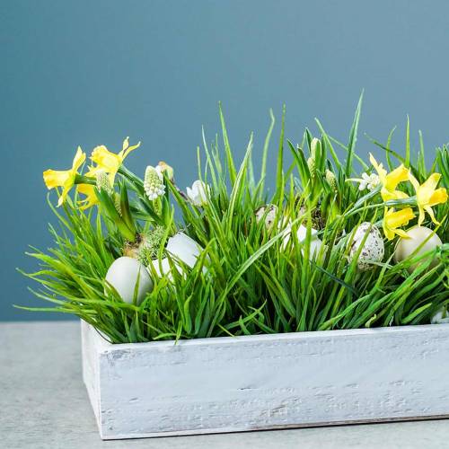 Floristik24 Shabby Chic träbricka rektangulär 37,5 cm x 14,5 cm H6,3 cm