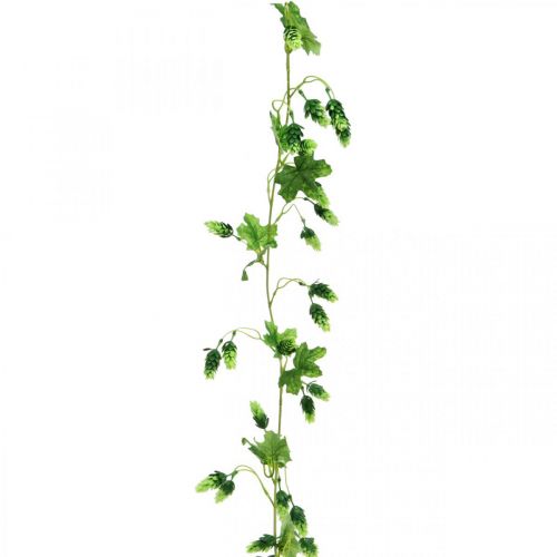 Humle Garland Trädgårdsdekoration Konstgjord växt Sommar 185cm Grön