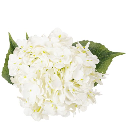 Konstgjord hortensia med lång stjälk, konstgjord blomma, 60 cm | Floristik24.se