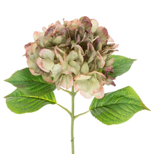 Konstgjord hortensia dekorationsblomma med stjälk, 46 cm köpa | Floristik24.se