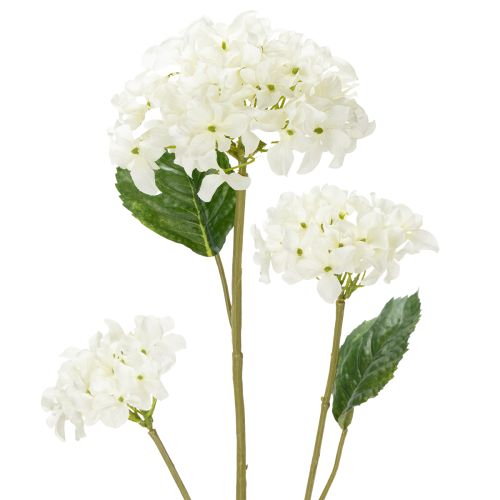 Konstgjord hortensia för elegant, modern inredning, 80 cm, 2 stycken