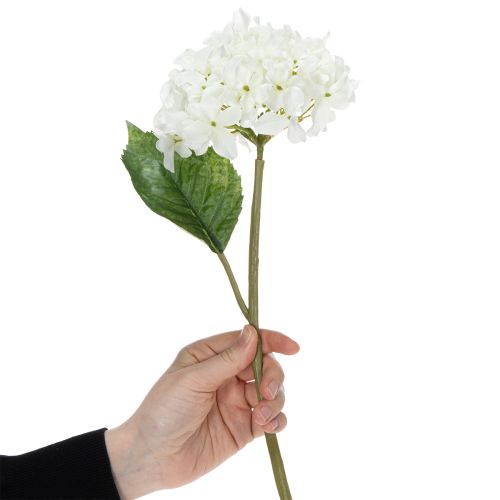 Artikel Konstgjord hortensia för elegant, modern inredning, 80 cm, 2 stycken