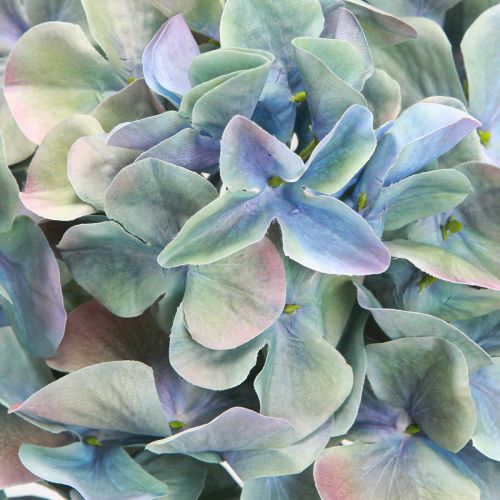 Artikel Hortensia Konstblomma Blå Violett Ø18cm L69cm 2st
