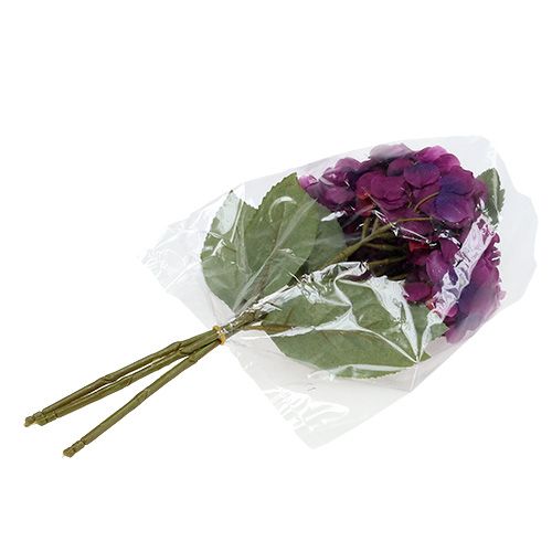 Floristik24 Hortensia lila 30 cm 3st