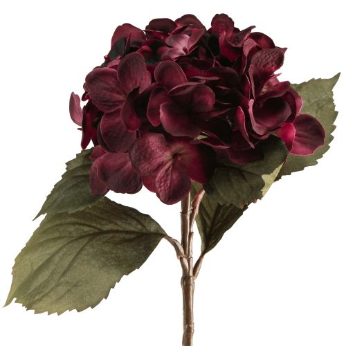 Hortensia konstgjorda blommor Bordeaux 52cm