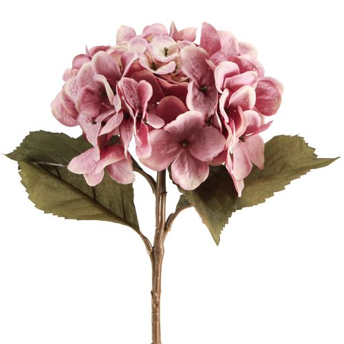 Hortensia konstgjorda realistiska sidenblommor rosa 52cm