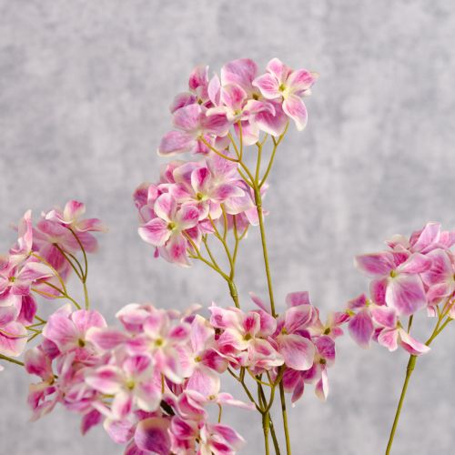 Artikel Konstgjord hortensia, lättskött, för långvarig dekoration, 110 cm, 2 stycken
