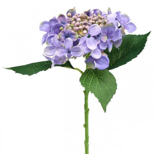 Artikel Dekorativ hortensia, sidenblomma, konstgjord växt lila L44cm