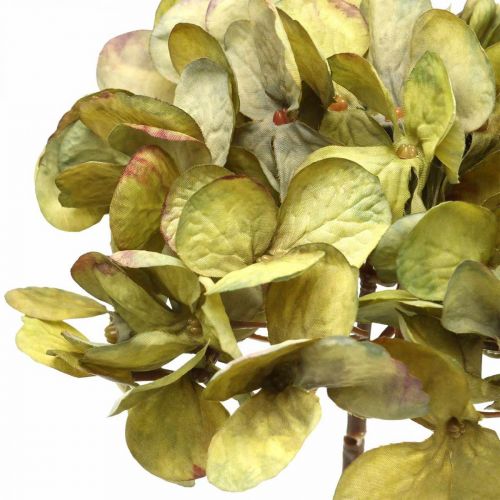 Floristik24 Hortensia konstgjord grön konstgjord blomma 64cm