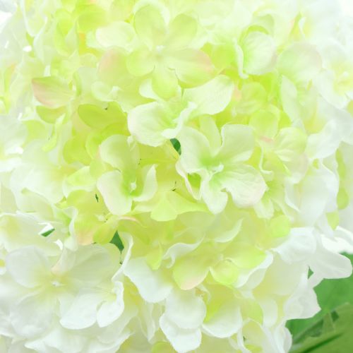 Floristik24 Hortensia vit konstgjord 80 cm