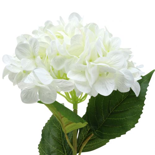 Hortensia stor konstgjord vit L110cm