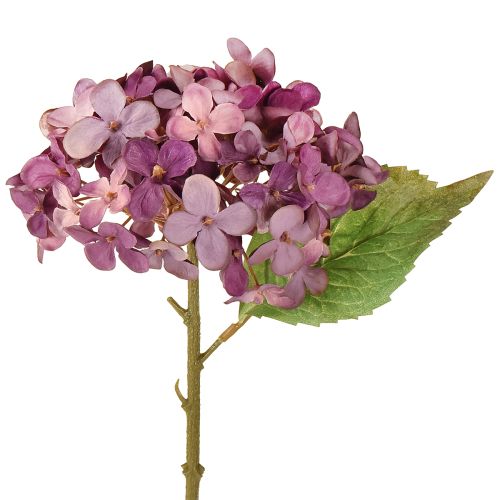 Konstgjorda hortensior Lila konstgjorda blommor hortensia 34cm 2st