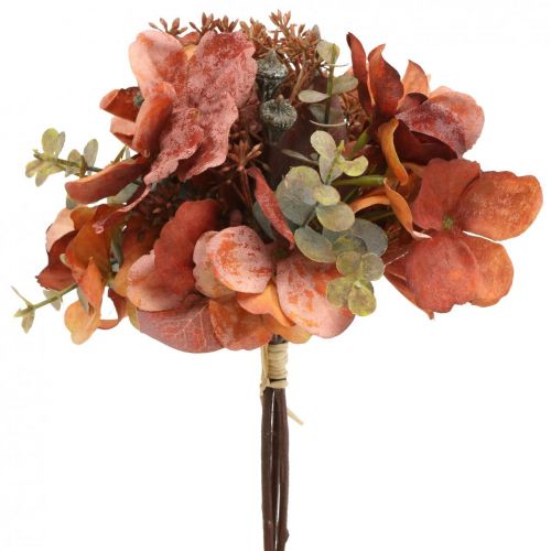 Hortensia bukett konstgjorda blommor bordsdekoration blomdekoration 32cm