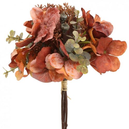 Floristik24 Hortensia bukett konstgjorda blommor bordsdekoration 23cm